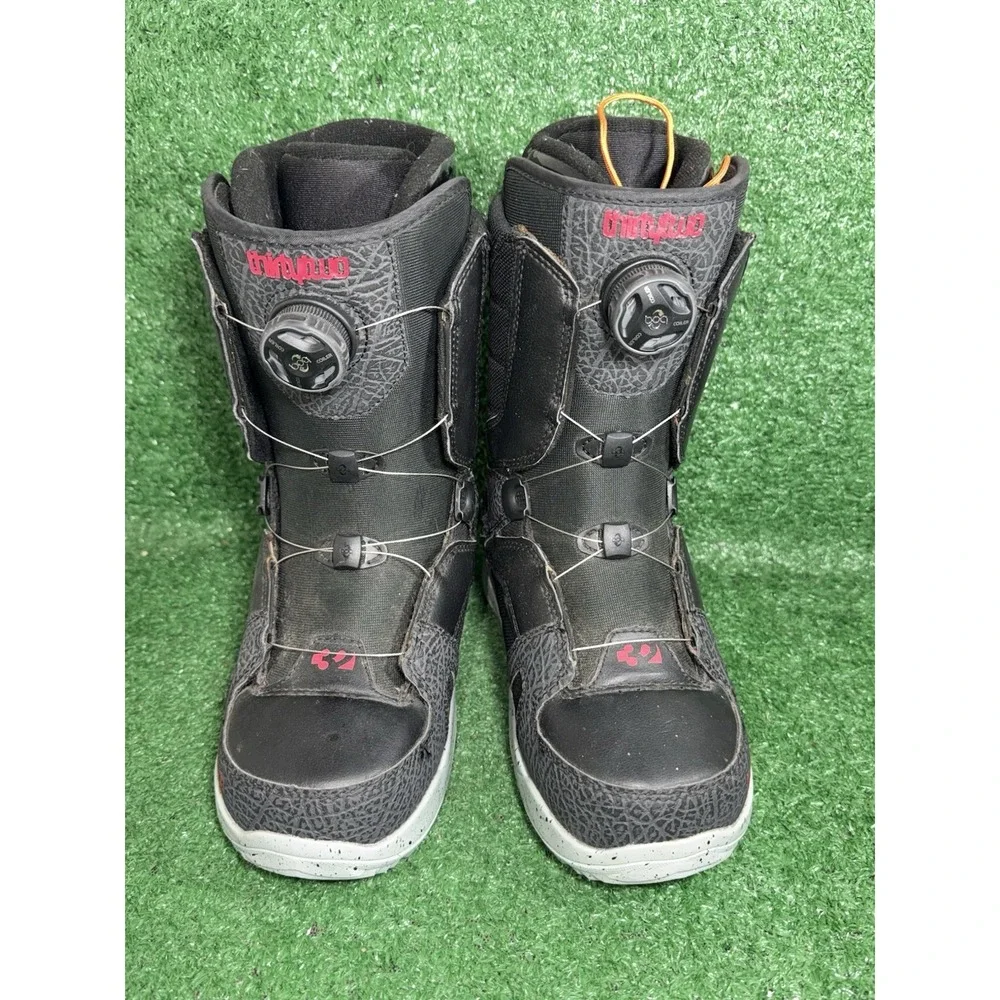 thirtytwo STW Boa Heat Moldable Dial Snowboard Boots Black Red White Men Size 7‎